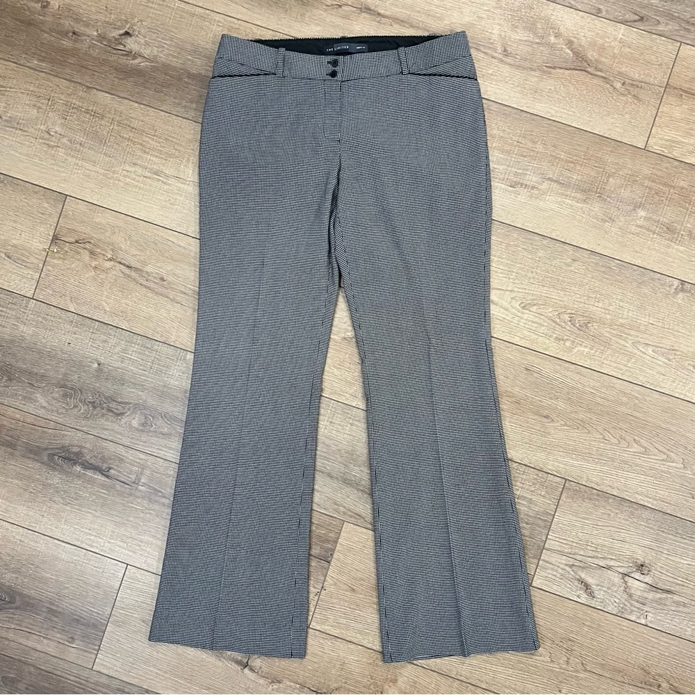 The Limited Black and White Drew Fit Wide Leg Trousers Size 6